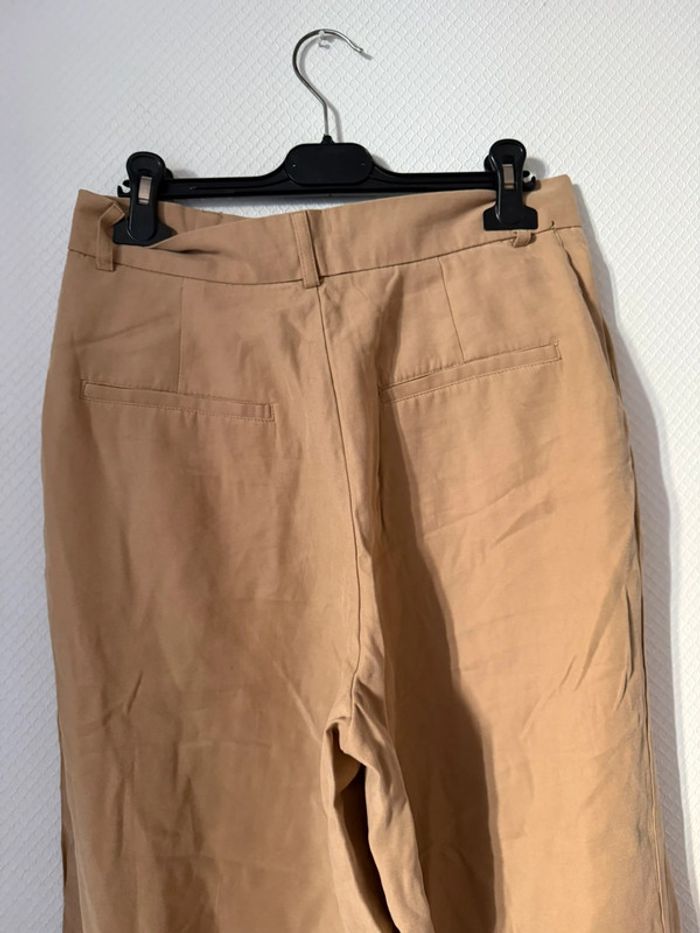 Pantalon droit Zara taille M beige neuf avec étiquette - photo numéro 5