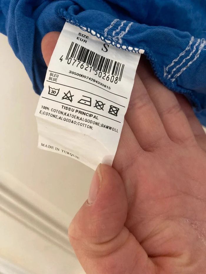 Débardeur bleu sequins dorés – Jennyfer Rebel Sailor – Taille S - photo numéro 5