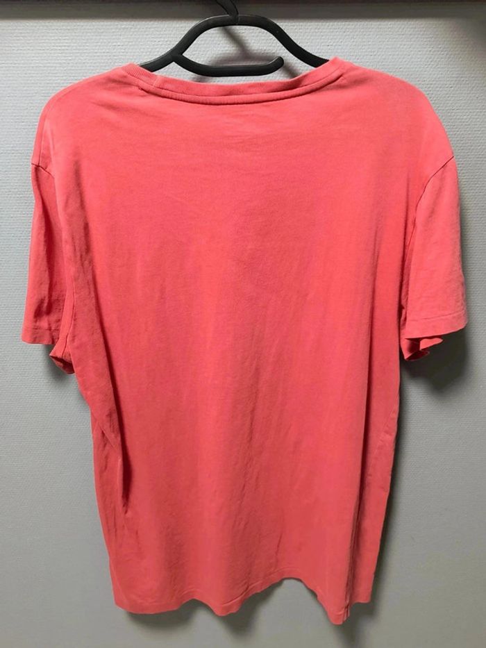 T-shirt Ralph Lauren Vintage Y2K Corail Logo Vert – Custom Fit M - photo numéro 5