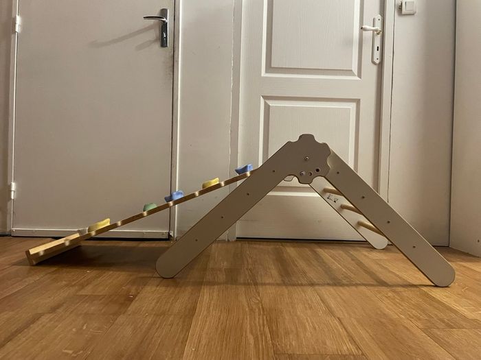 Structure de motricité montessori escalade en bois - photo numéro 3