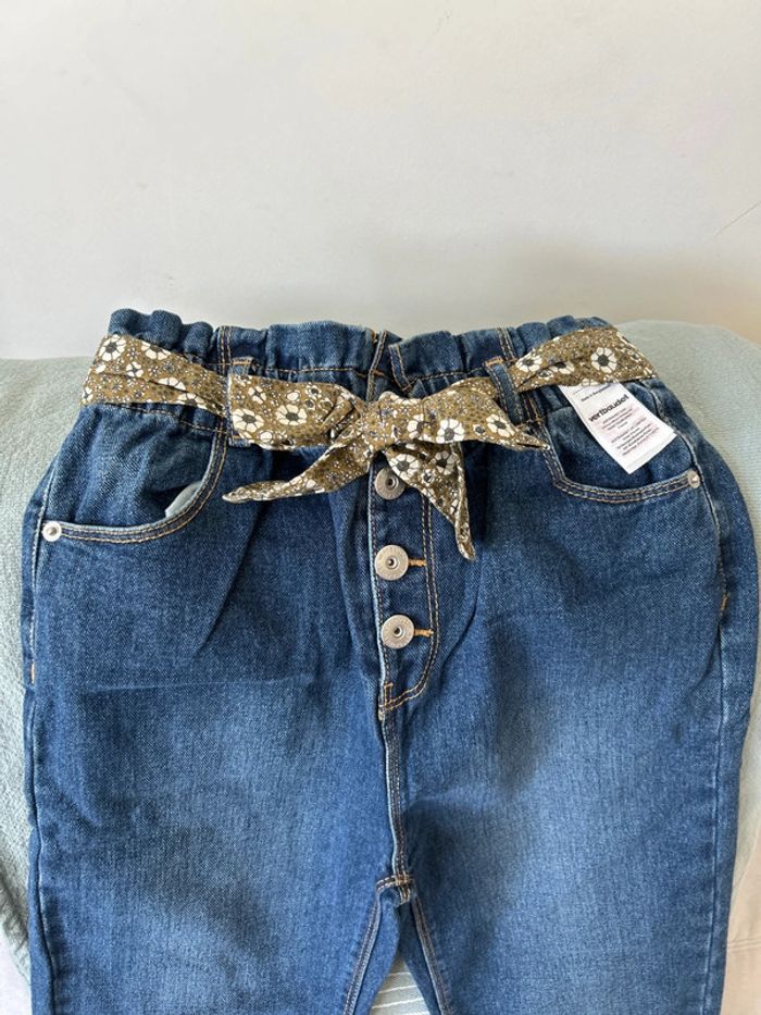 Jeans paperbag 10ans vertbaudet - photo numéro 2