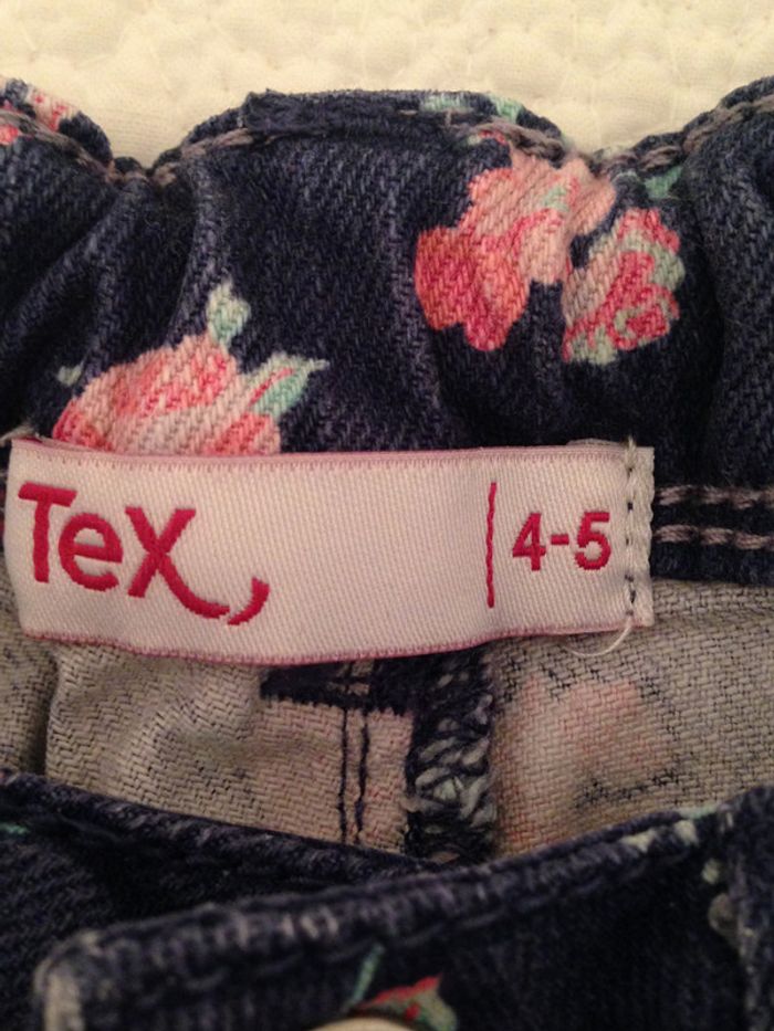 Jean's Marine Fleuri 4/5 Ans - photo numéro 2