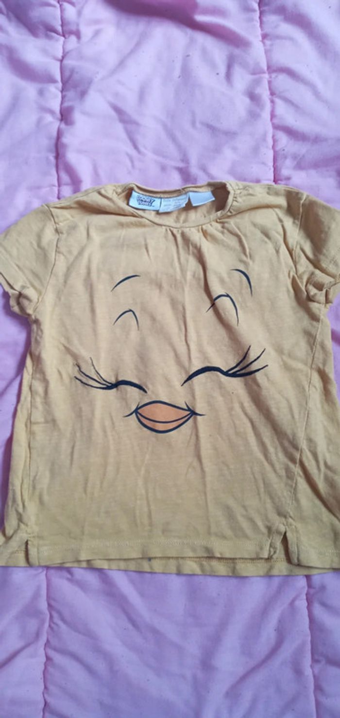 Tee-shirts Zara baby Looney tunes taille 3/4 ans