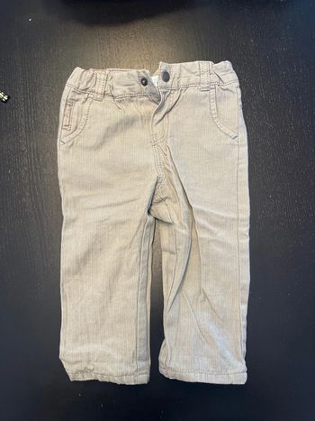 Pantalon jean Okaïdi gris 12 mois