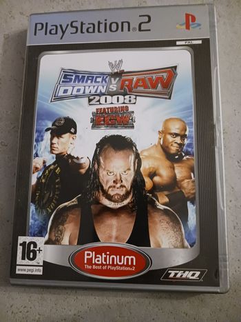 Jeu Playstation 2 Smack Down VS Raw 2008