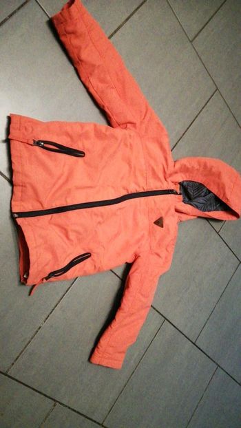 Imperméable fille corail Gémo 6 ans