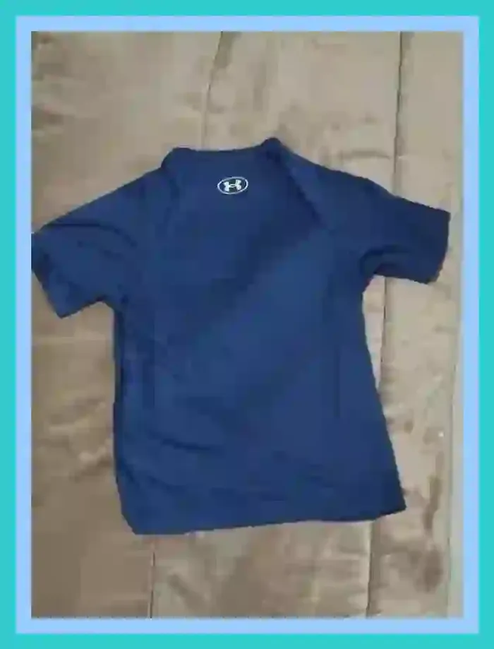 T-shirt Under Armor technique sort bleu fille 7 à 8 ans  7525465244 - photo numéro 5