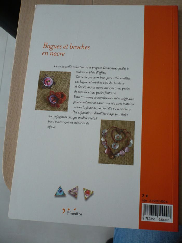 Livre "Bagues et broches en nacre" neuf - photo numéro 2