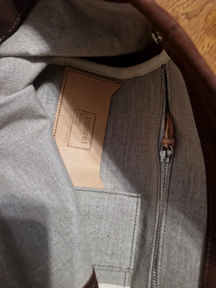 Sac pochette cuir Just Campagne Laforet - photo numéro 5