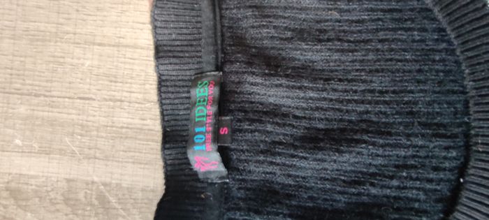 Robe noire femme 101 Idées taille S broderies - Très bon état - photo numéro 4