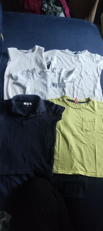Lot 5 tee shirt enfant 