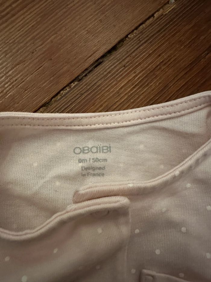 Barboteuse Obaïbi rose naissance - photo numéro 2