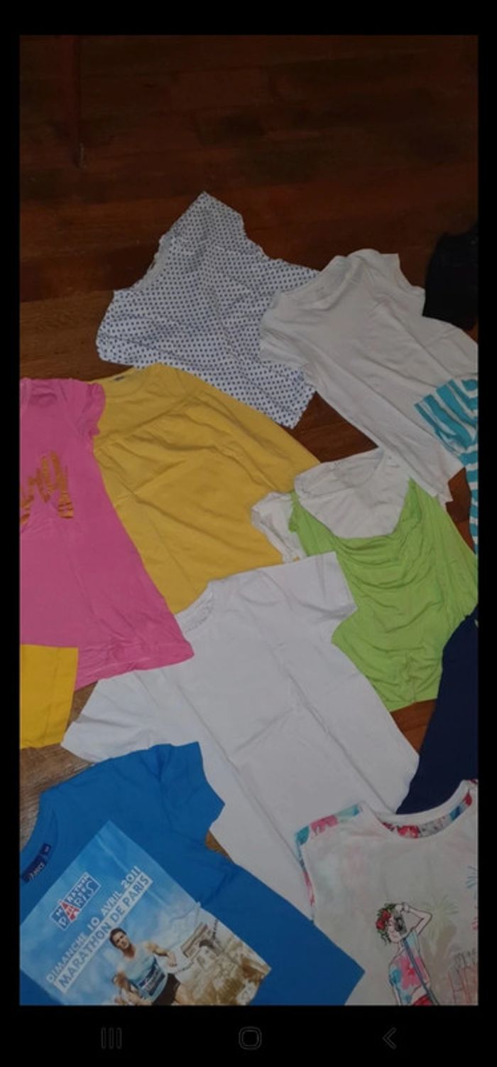 Lot de 20 tee-shirts fille - photo numéro 3