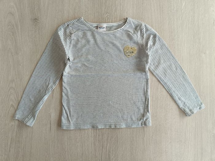 T-shirt longues manches fille Tape à l'oeil 6ans