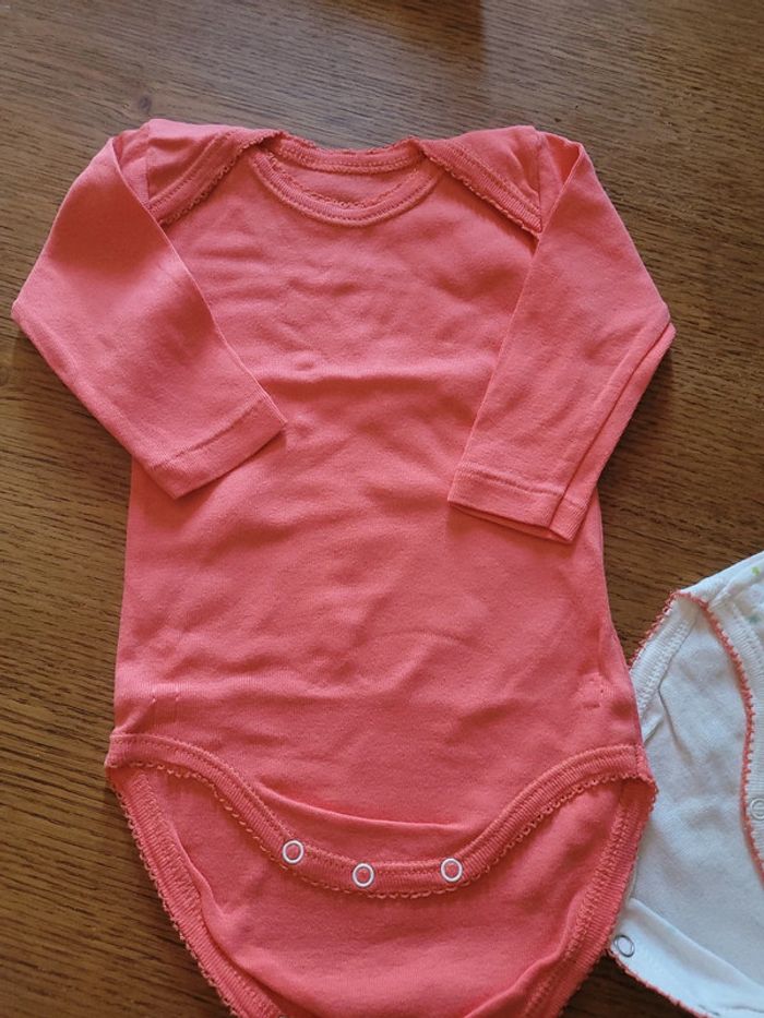 Lots de 2 body manches longues 6 mois - photo numéro 4