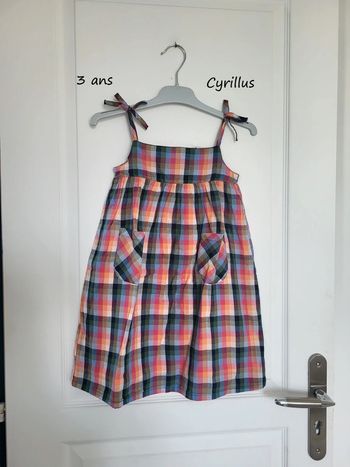 Robe  à carreaux Cyrillus état impeccable