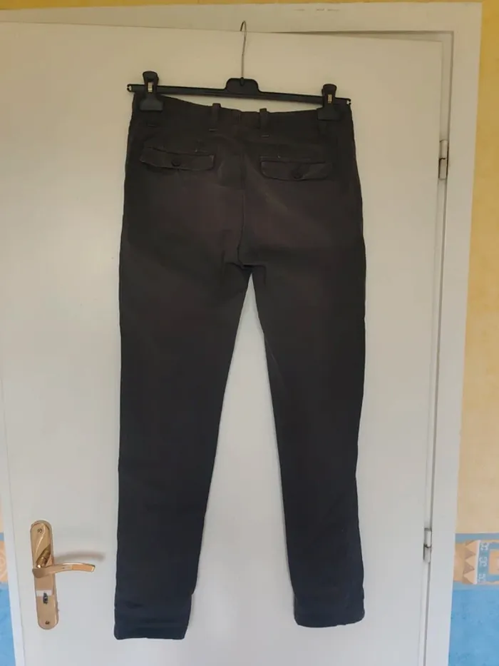 Pantalon Chino gris foncé Jules w38 L32 - photo numéro 3