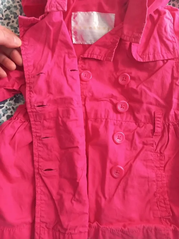 Veste parkas fille rose kiabi - photo numéro 3