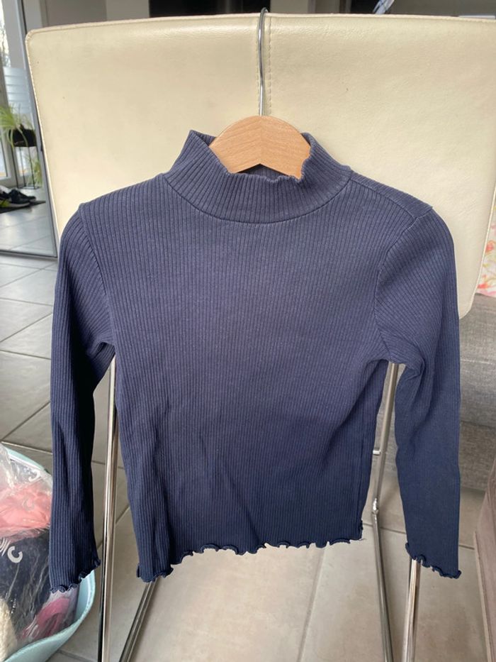 Teeshirt col montant manches longues 5 ans