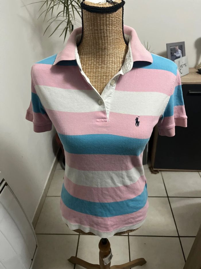 Polo rayé