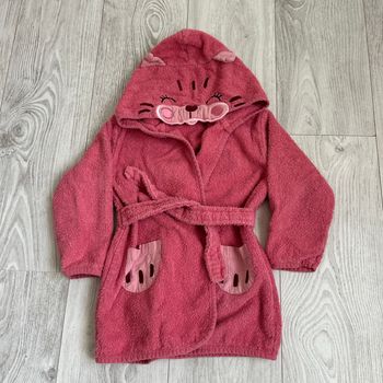 Peignoir de bain chat