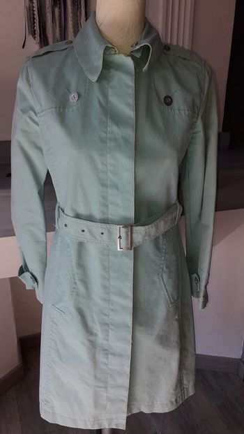 Manteau imperméable vert