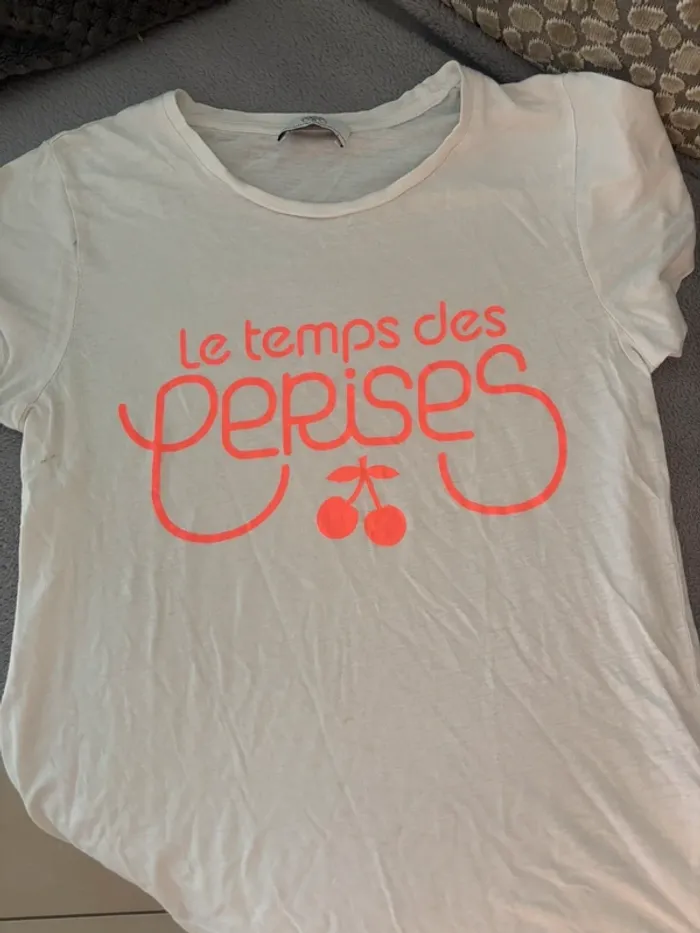 Tee shirt fille le temps des cerises - photo numéro 3