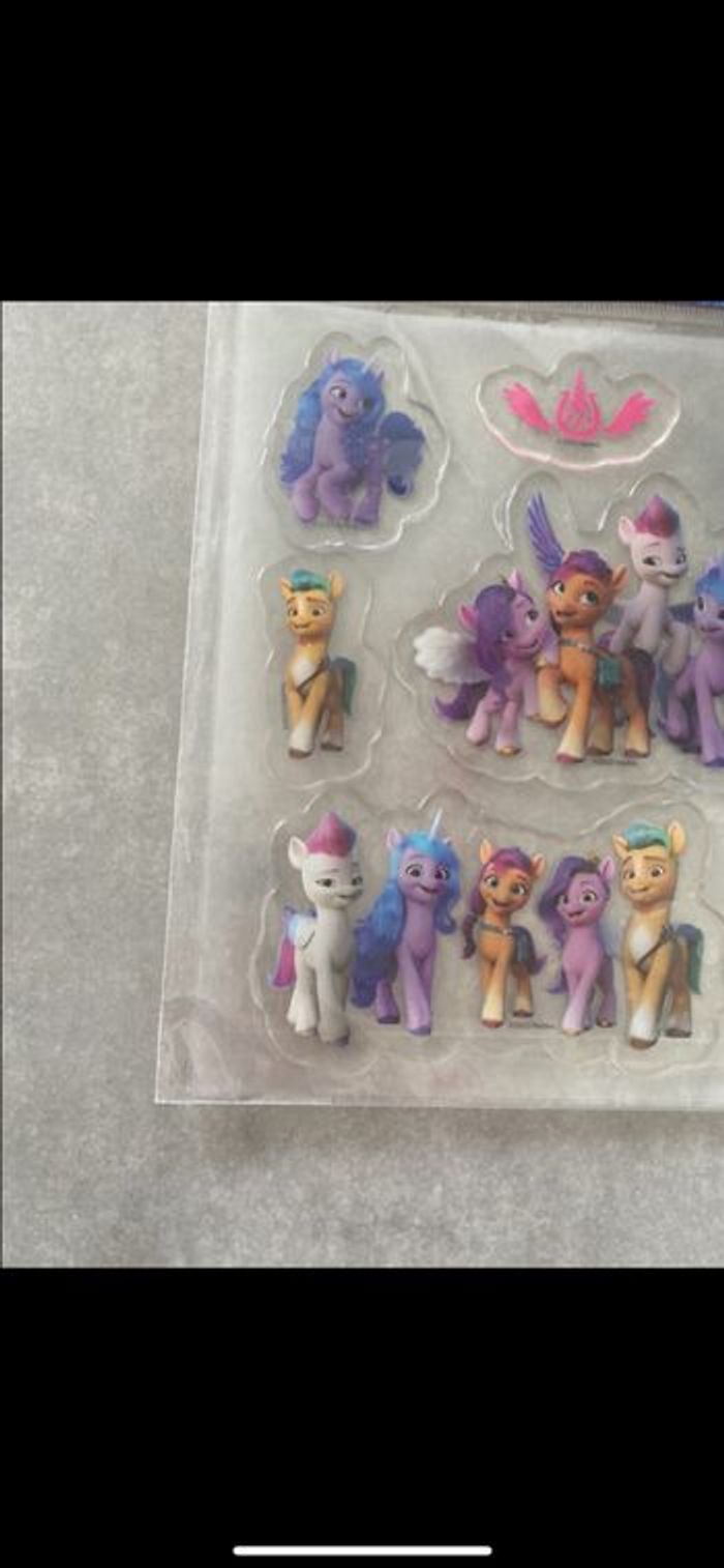 Stickers en gel pour fenêtre My little Pony - photo numéro 8