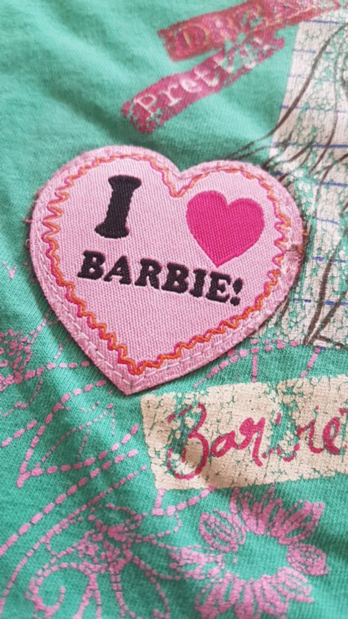 Débardeur Barbie 5 ans avec sequins et paillettes - photo numéro 6