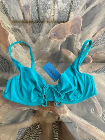 Haut de maillot de bain Maison Lejaby vert 100C
