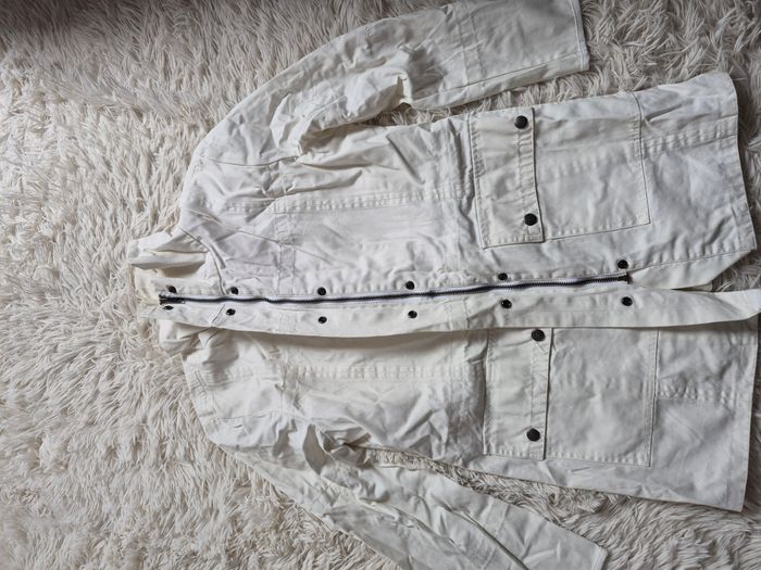 Veste Trench IKKS blanche - Taille XS - Neuve - photo numéro 6