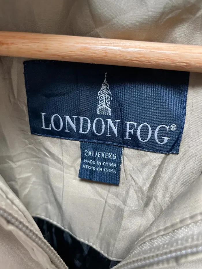 London Fog Beige Jacket Mens XXL - photo numéro 3