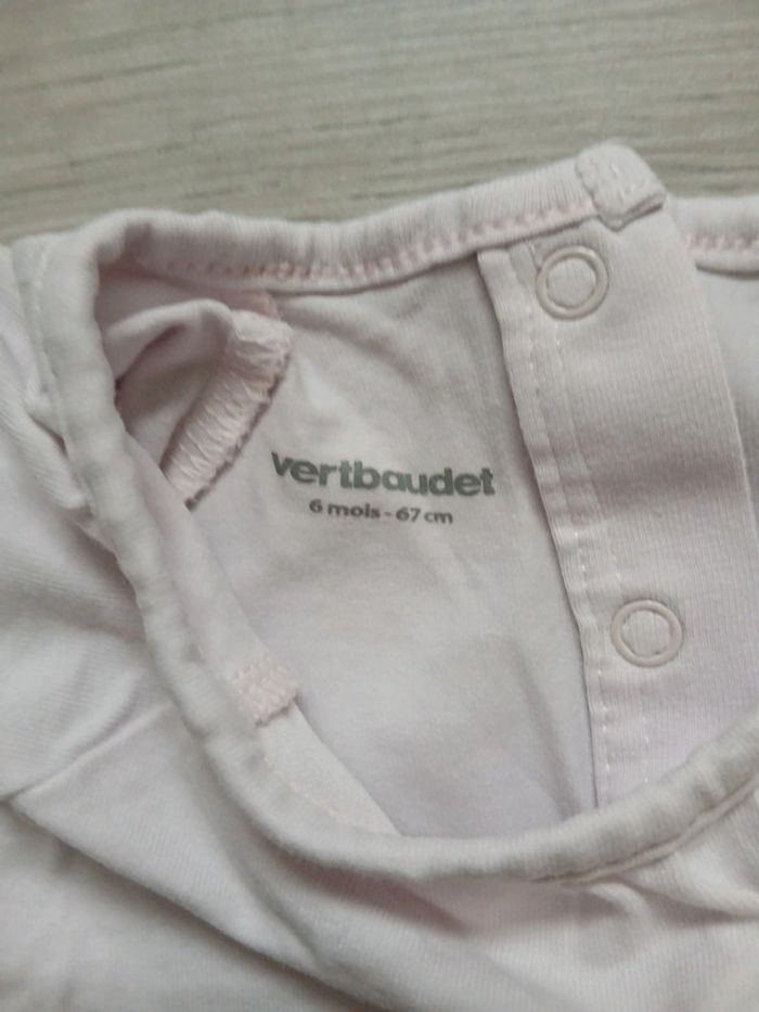 T-shirt manches courtes ~ Vertbaudet ~ 6mois (67cm) - photo numéro 3