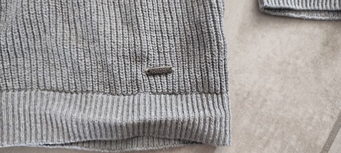 Gilet gris épais 7/8 ans - photo numéro 3