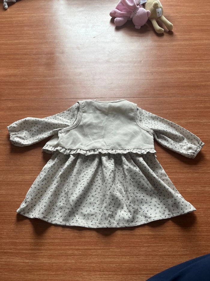 Robe avec gilet 9 mois - photo numéro 2