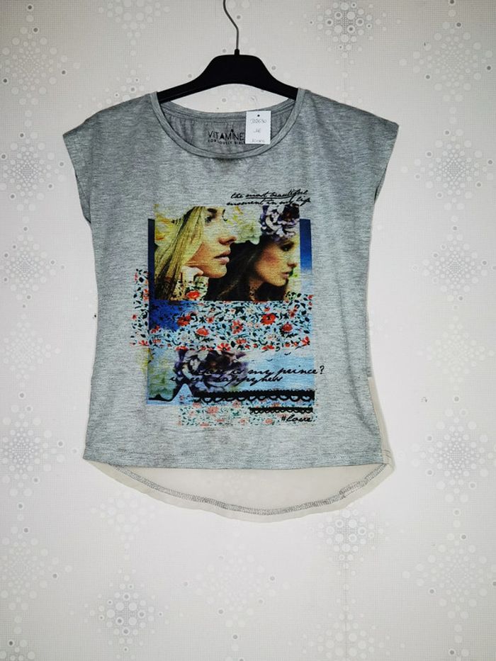 D2630 - tee-shirt fille 10 ans