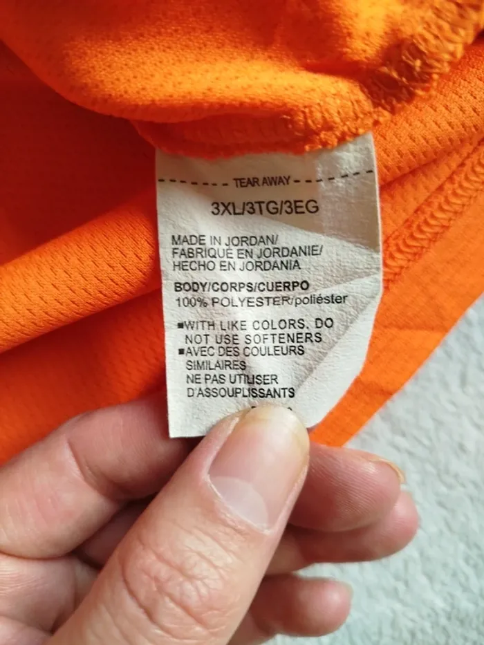 Polo Under Armour orange taille 3XL - photo numéro 7
