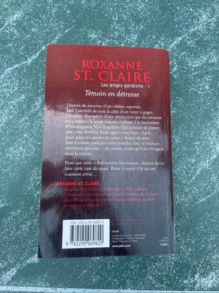 Les anges gardiens – Tome 1 : Témoin en détresse – Roxanne St. Claire – J’ai Lu pour Elle - photo numéro 2