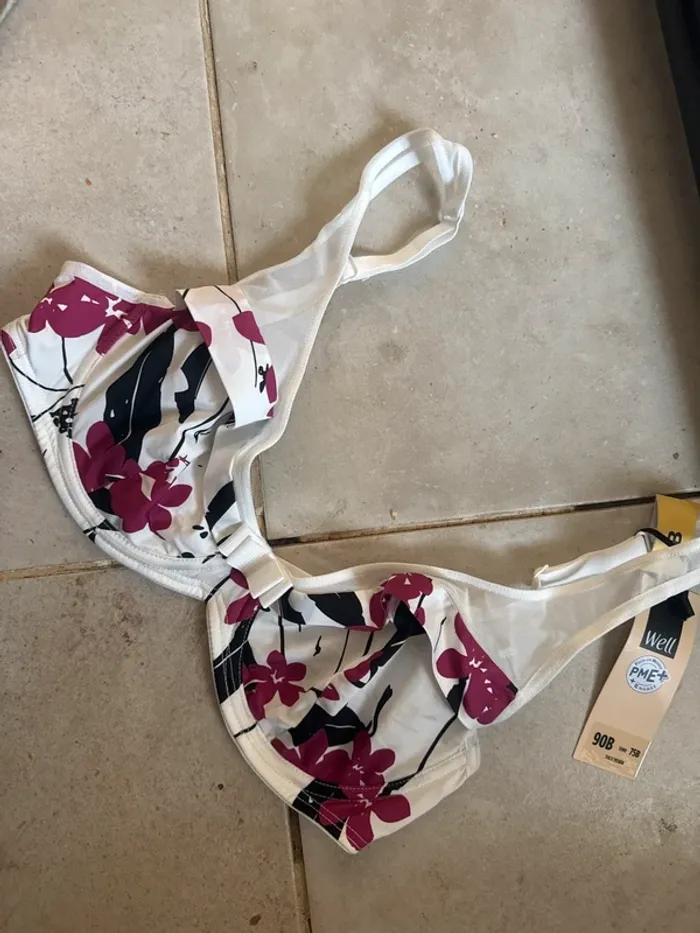 🌸 Soutien-gorge Well - 90B - Neuf avec étiquette - photo numéro 2