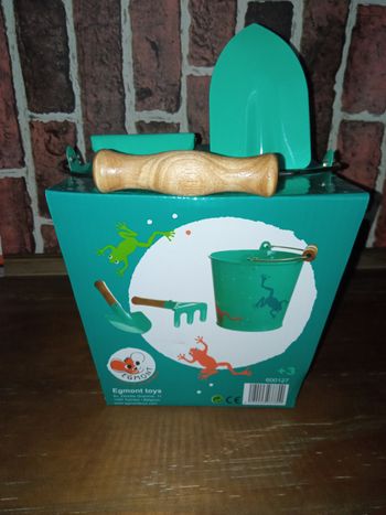 Seau de jardinage en métal enfants