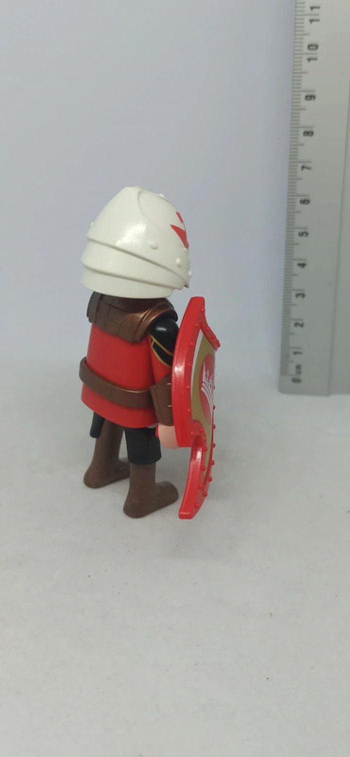 Homme chevalier avec casque blanc playmobil - photo numéro 3