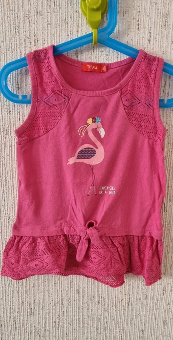 Tunique rose taille 5 ans tissaia - photo numéro 2