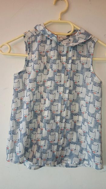 Haut sans manche 7/8 ans George.