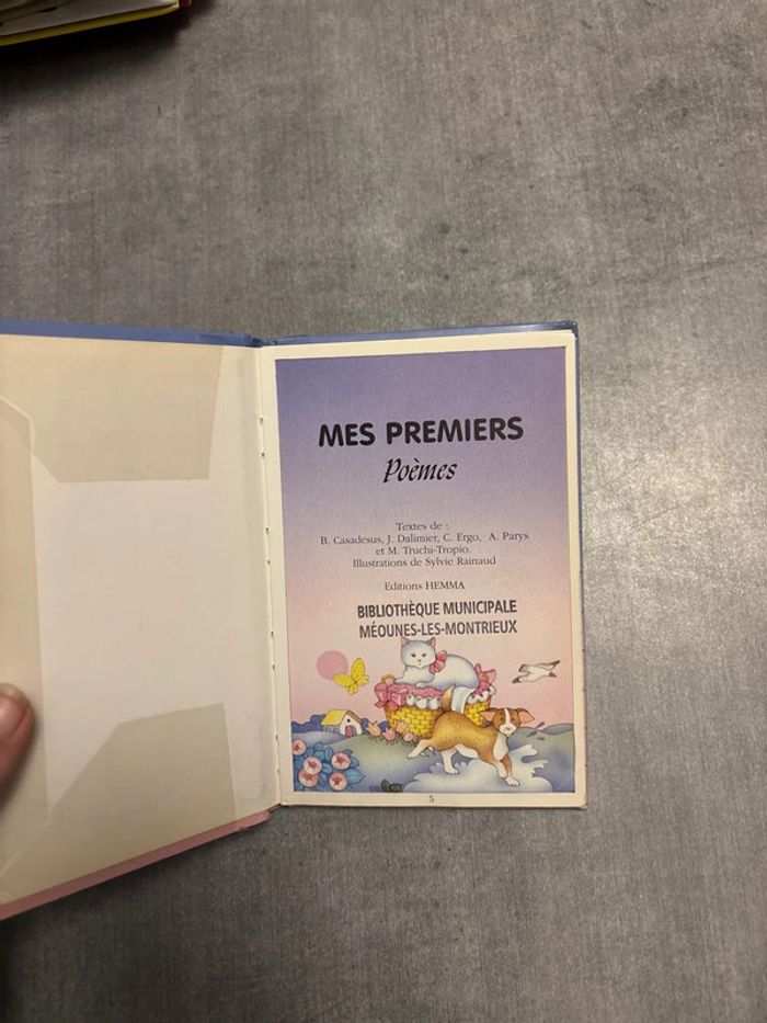 Livre mes premiers poèmes - photo numéro 2