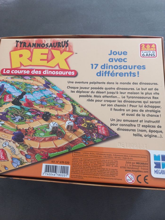 Jeu tyrannosaurus Rex la course des dinosaures megableu - photo numéro 3