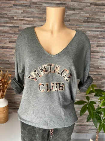 Pull léger tout doux kaki