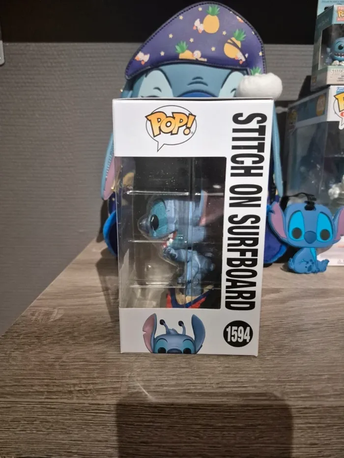Funko pop Disney stitch on surfboard 1594 - photo numéro 2