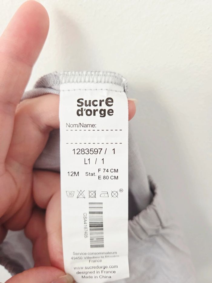 Joli short Sucre d'orge 12 mois - photo numéro 3
