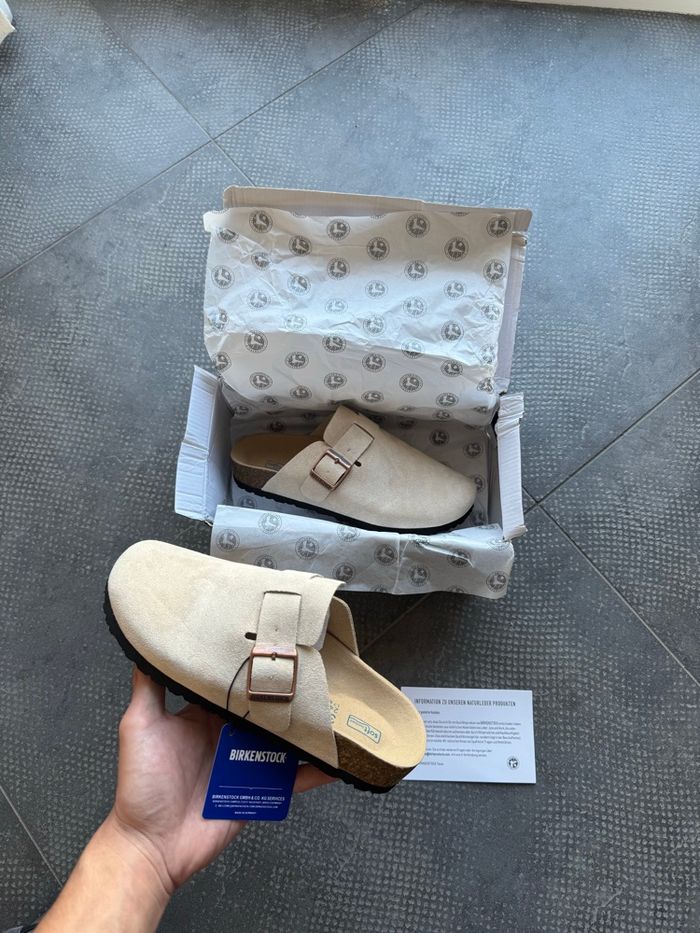 Birkenstock boston beige sable - photo numéro 2