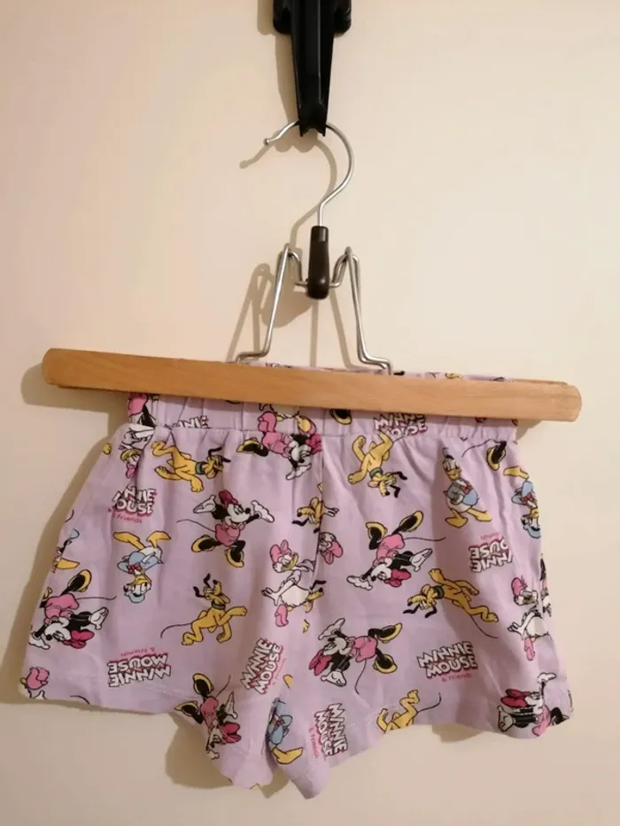 Ensemble Tee-shirt et short fille été minnie disney primark 9-12 mois - photo numéro 6